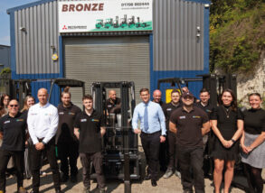 Photo of the Bronze Mechanical Handling team